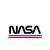 NASA на белом фоне