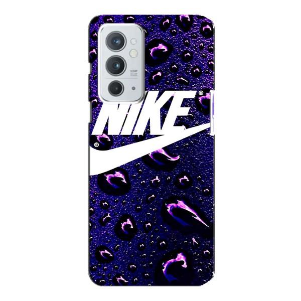 Чехол с логотипом Найк на OnePlus 9RT – Найк на фиолетовом