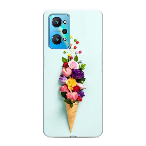 Чехлы с тематикой "ЦВЕТЫ" на Realme GT Neo 2 – Цветок-мороженное