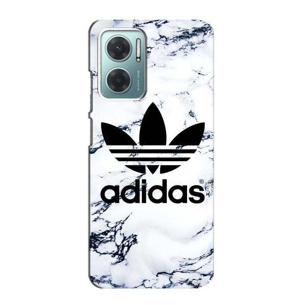 Чехлы Адидас для Xiaomi Redmi Note 11E (AlphaPrint) – Адидас на мраморе