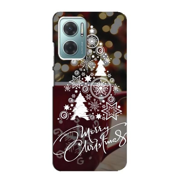 Різдвяні Чохли для Xiaomi Redmi Note 11E (VPrint) – Ялинка яскрава