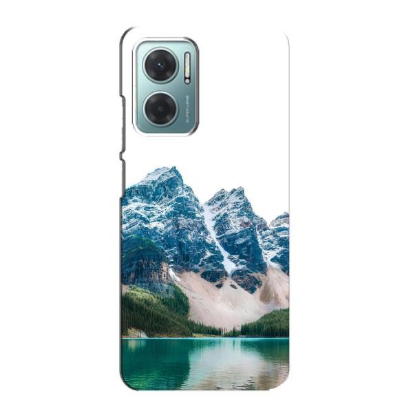 Силиконовый чехол с КАРТИНКАМИ лето для Xiaomi Redmi Note 11E (AlphaPrint) – Гори