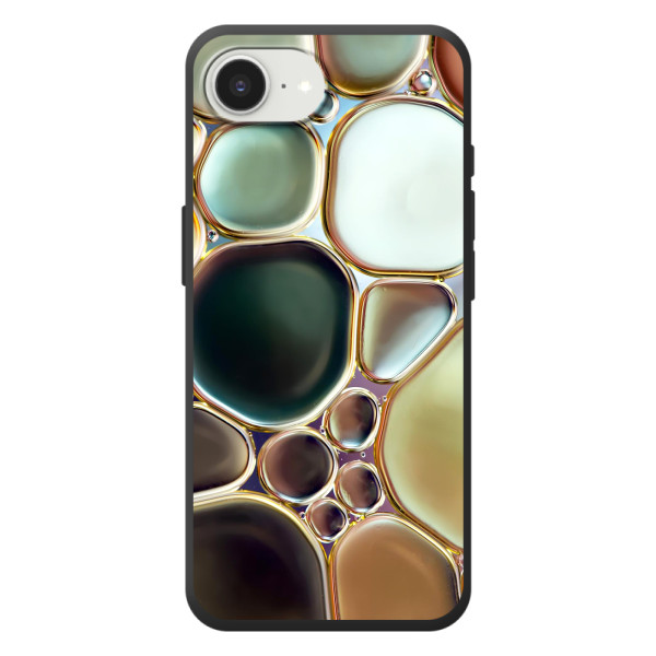 Мраморный чехол на Apple 17e (VPrint) – Радужный Мрамор