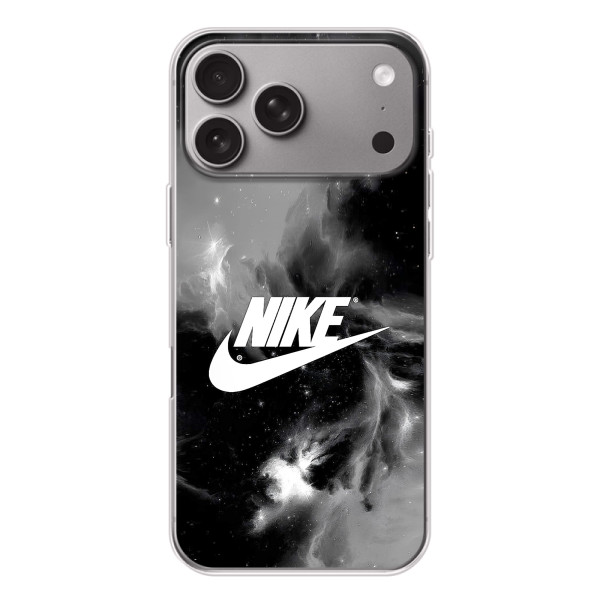 Чехол с логотипом Найк на Apple iPhone 18 Pro Max – Найк дымчатый