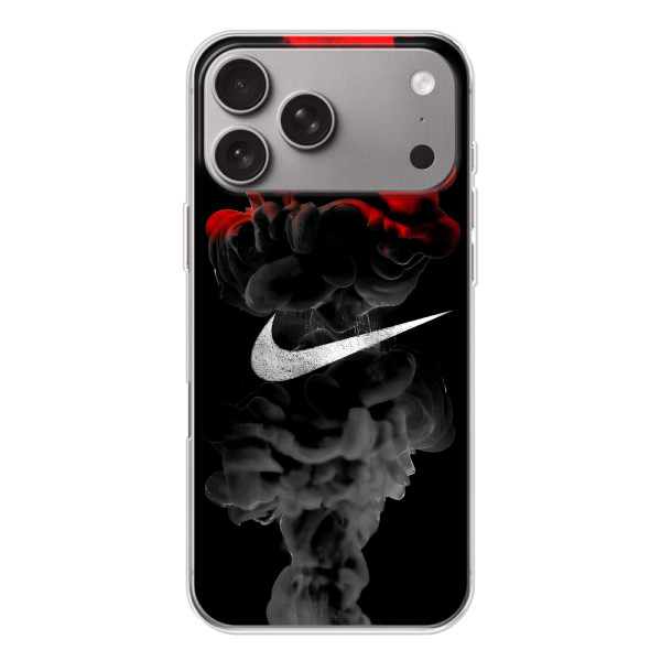 Чехол с логотипом Найк на Apple iPhone 18 Pro Max – Найк на черном