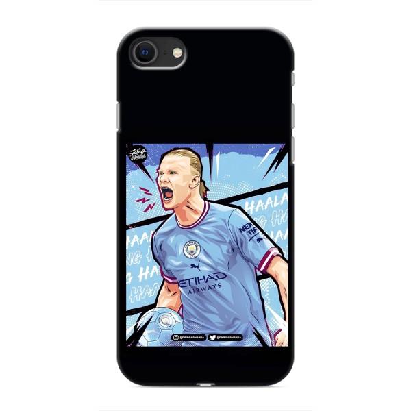 Чехлы с футболистом Ерлинг Холанд для iPhone 8 (AlphaPrint) – гол Эрлинг Холланд