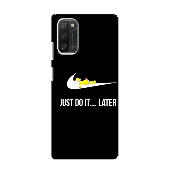 Чехол с логотипом Найк на Blackview A100 – Nike just do it