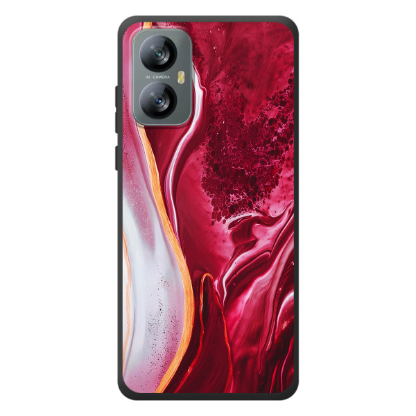 Чохли з тематикою "Мрамор" на Чорнийперегляд A52 Про – Червоний мрамор