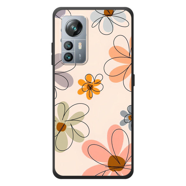 Чохол з квітковим принтом на Чорнов'ю А85 – Кольорові квіти