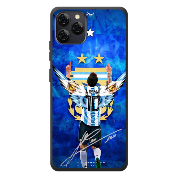 Чехлы для Blackview A95 (Leo чемпион) (AlphaPrint) – Месси сборная