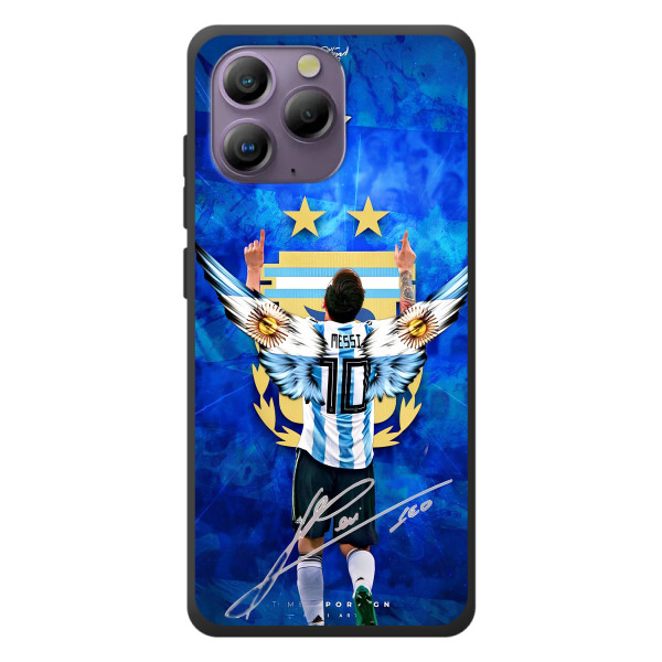 Чехлы для Blackview A96 (Leo чемпион) (AlphaPrint) – Месси сборная