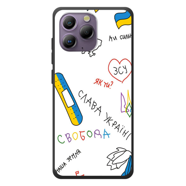 Чохли (Доброго вечора, ми за України) для Блаківйю А96 (AlphaPrint) – Стикер