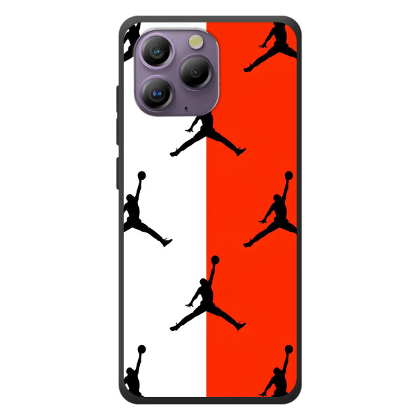 Чехлы для Blackview A96 - с картинкой JORDAN (AlphaPrint) – Лого Джордан