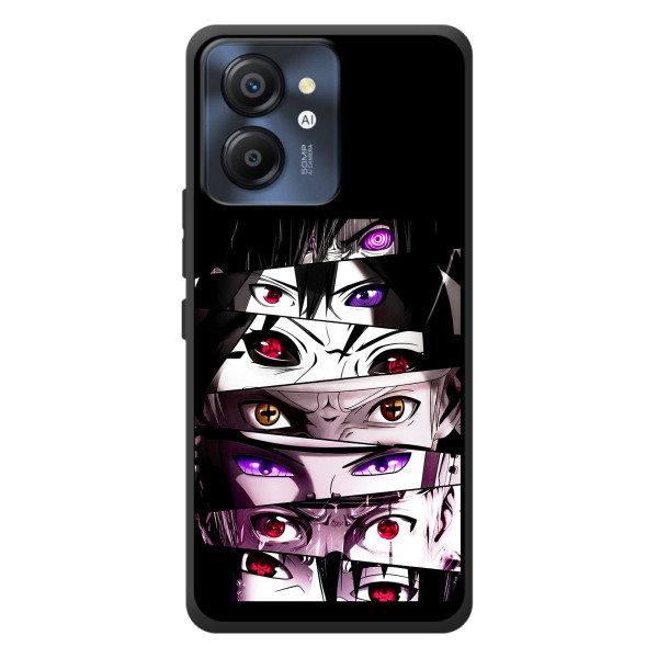 Чехлы Персонажи Аниме Наруто для Blackview Color 8 (AlphaPrint) – Глаза Anime