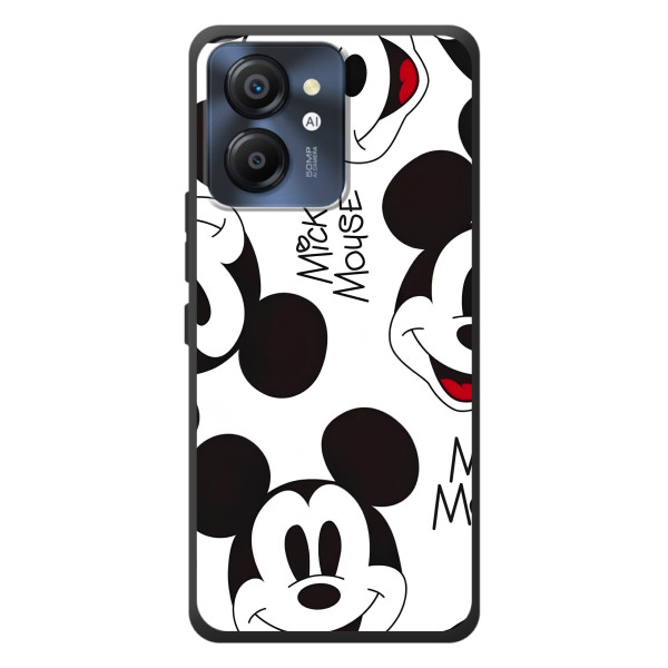 Чехлы с принтом Микки Маус на Blackview Color 8 – Мордочка Маус