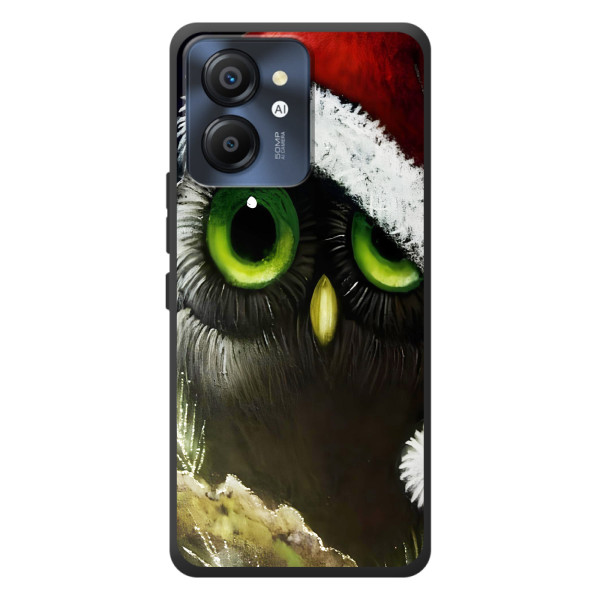 Чехлы с принтом СОВЫ для Blackview Color 8 – Новогодняя Сова