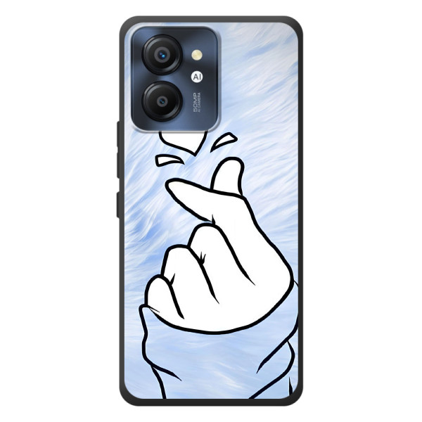 Чехлы (Знак сердечка) на Blackview Color 8 – Сердечка знак