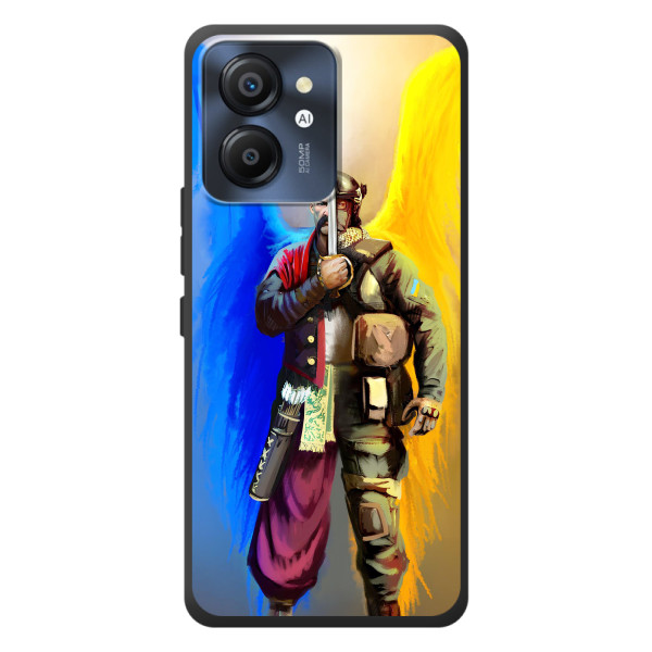 Чехол с картинкой (Патриотический КОЗАК) на Blackview Color 8 – Козак с крыльями
