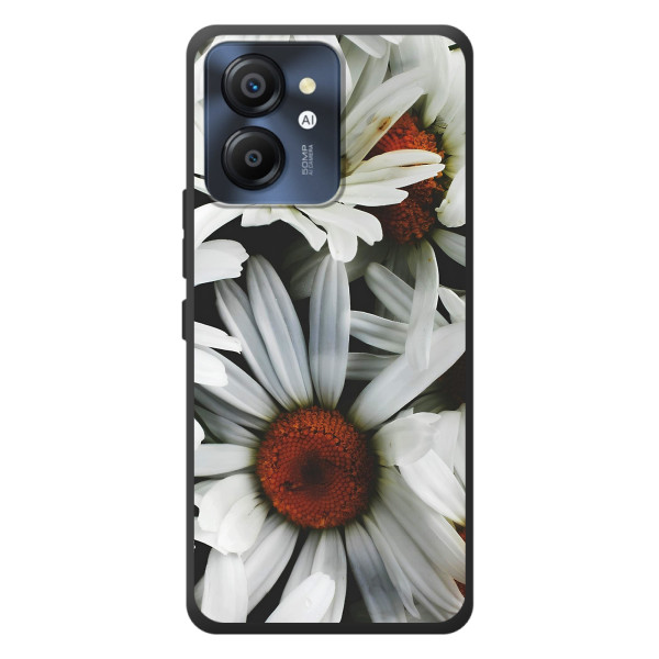 Чехол с ромашками на Blackview Color 8 – Цветы Ромашки