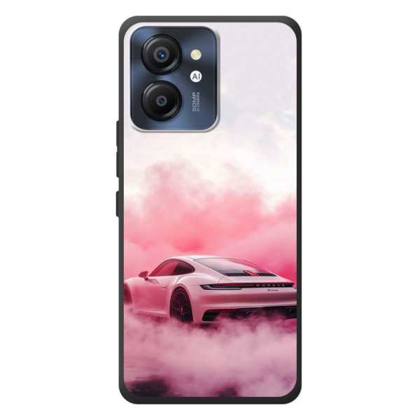 Чохол з авто Порше для Blackview Color 8 – Рожевий Порше