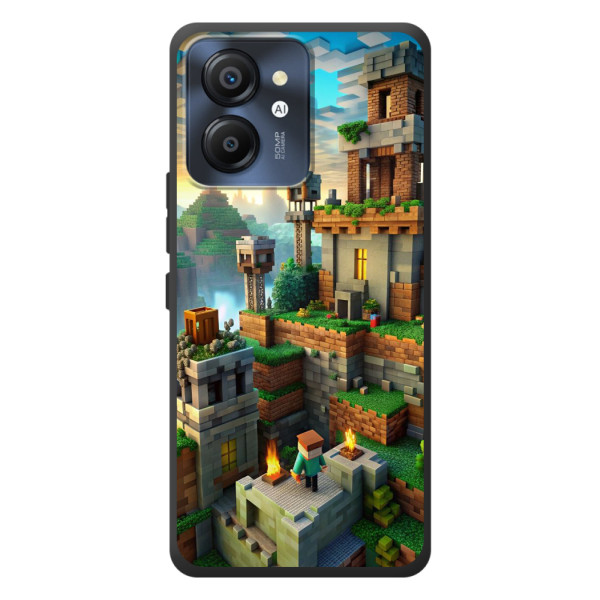 Чохол з картинками Майнкрафт для Чорьв'ю Колот 8 – Місто Майнкрафт