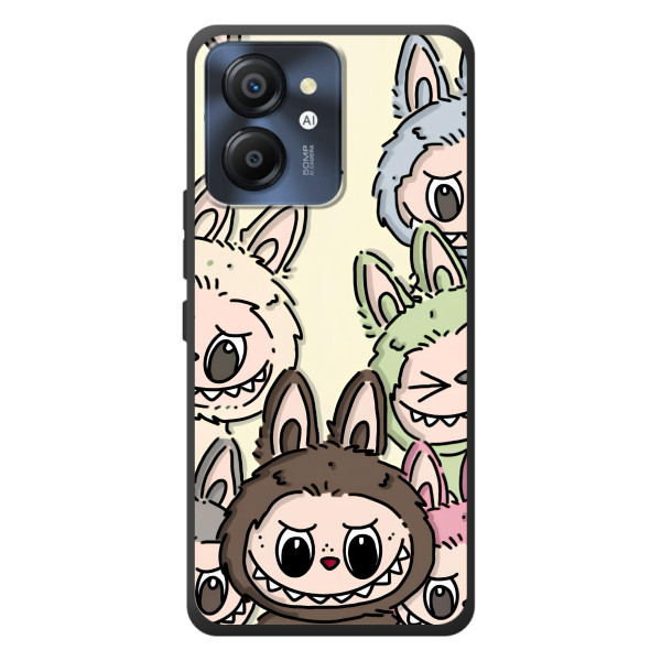 Чехол с Лабубу на Blackview Color 8 – Коллаж Лабубу