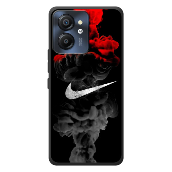 Чехол с логотипом Найк на Blackview Color 8 – Найк на черном