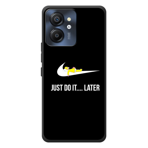 Чехол с логотипом Найк на Blackview Color 8 – Nike just do it