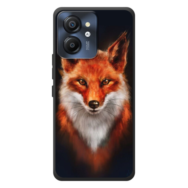 Чохол з принтом лисички Чорьв'ю Колот 8 – Лисиця на чорному