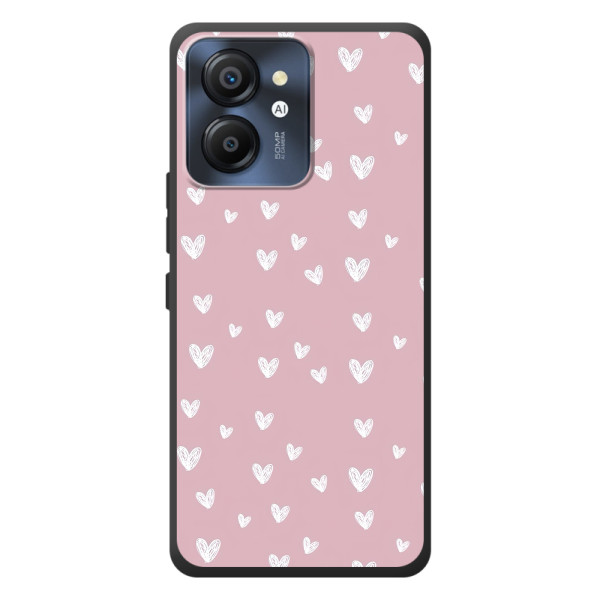 Чехол с розовым рисунком для Blackview Color 8