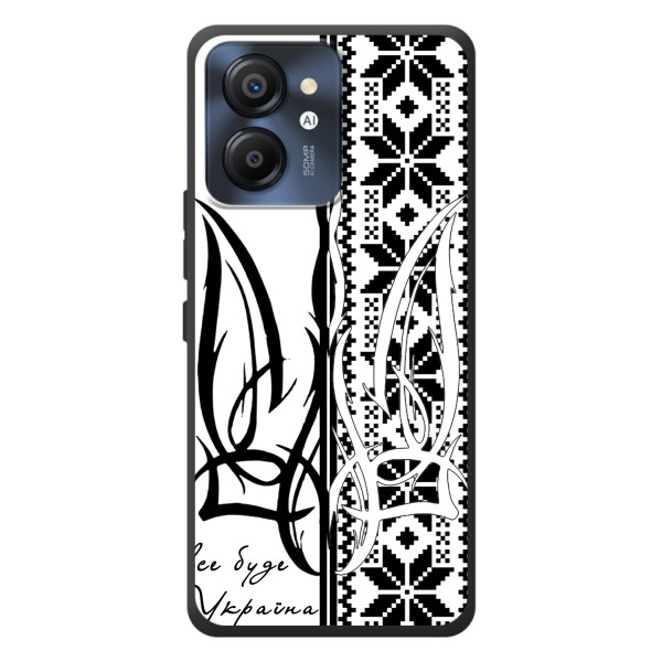 Чохол з українським гербом на Blackview Color 8 – Герб з вишивкою