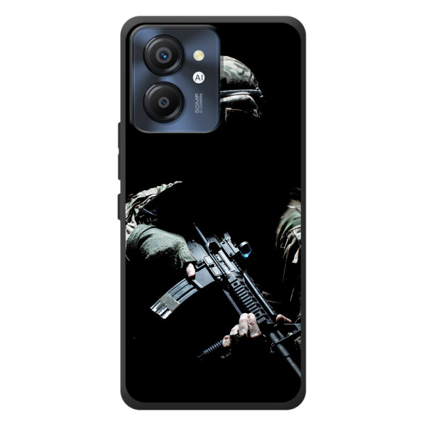 Чохол з українським воїном на Blackview Color 8 – Український снайпер