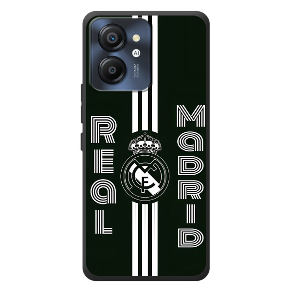 ФК Реал Мадрид чохли для Blackview Color 8 (AlphaPrint) – чорно білий Реал