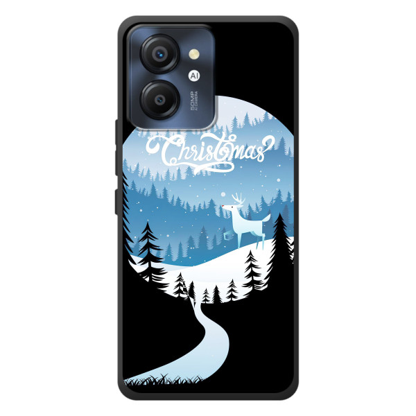 Силіконовий бампер на різдво для Blackview Color 8 – Різдвяний Олень