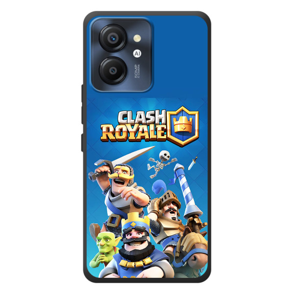 Силиконовый Чехол (атрибутика Клеш Роял) для Blackview Color 8 – Клеш Король