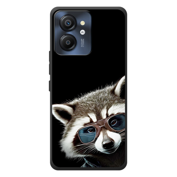 Силиконовый Чехол с Енотами на Blackview Color 8 – Стильный Енот