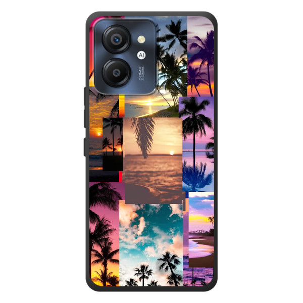 Силиконовый чехол с КАРТИНКАМИ лето для Blackview Color 8 (AlphaPrint)