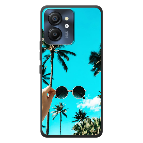 Силиконовый чехол с КАРТИНКАМИ лето для Blackview Color 8 (AlphaPrint)