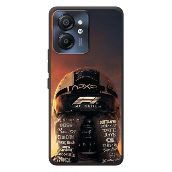 Чохол з принтом Формула 1 на Blackview Color 8 – Шолом Ф1