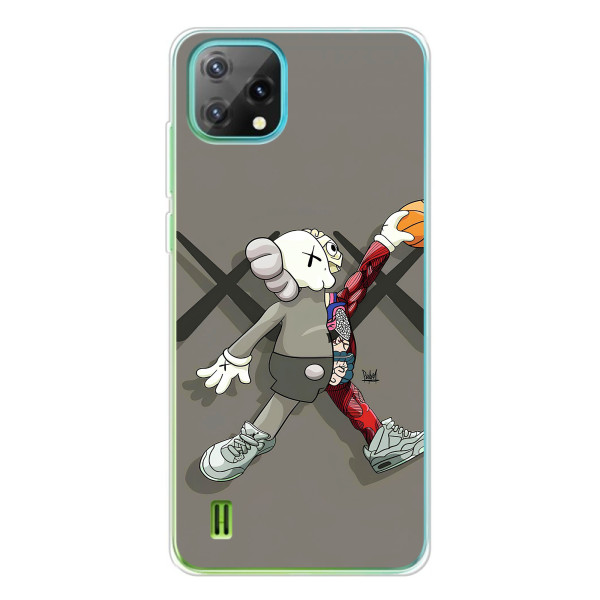 Чехлы для Blackview Oscal C60 - Bearbrick Louis Vuitton (PREMIUMPrint) – Беарбрик Джордан