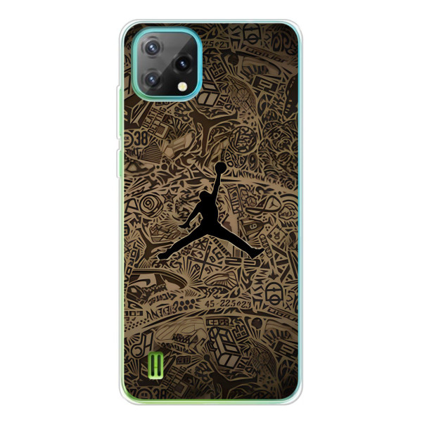 Чехлы для Blackview Oscal C60 - с картинкой JORDAN (AlphaPrint) – Logo Jordan