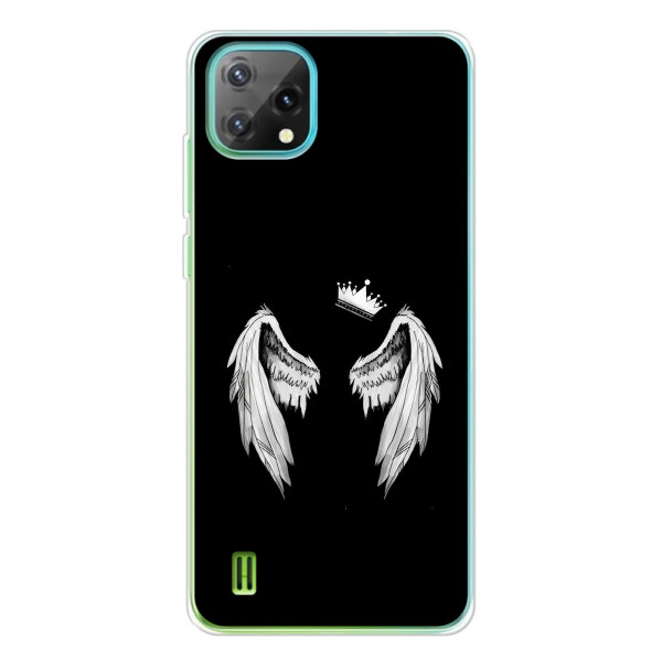 Чехол (Корона на чёрном фоне) для ,Блэквью Осокал С60 – Крылья и корона