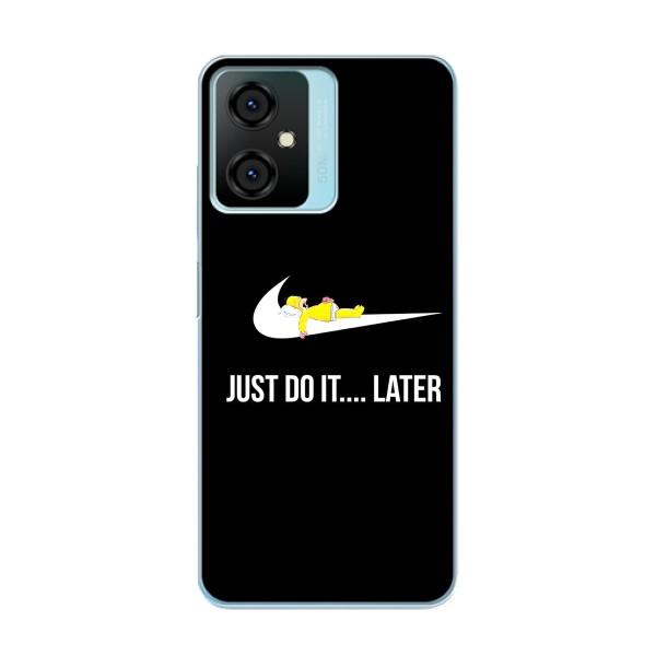 Чехол с логотипом Найк на Blackview Oscal C70 – Nike just do it