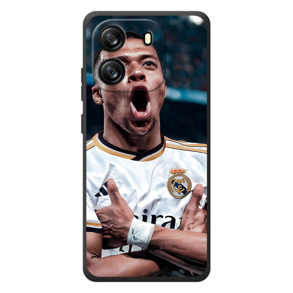 Чехол (TPU) с Футболистом на Blackview Oscal Flat 1C – Гол Мбаппе