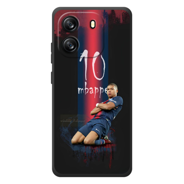 Чехол (TPU) с Футболистом на Blackview Oscal Flat 1C – MBAPPE 10