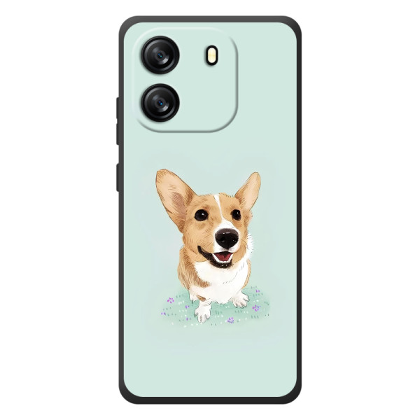 Чехлы с собаками для Blackview Oscal Flat 1C (VPrint)
