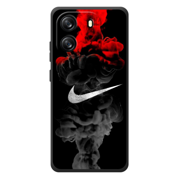 Чохол з логтипом Найк на Blackview Oscal Flat 1C – Найк на чорному