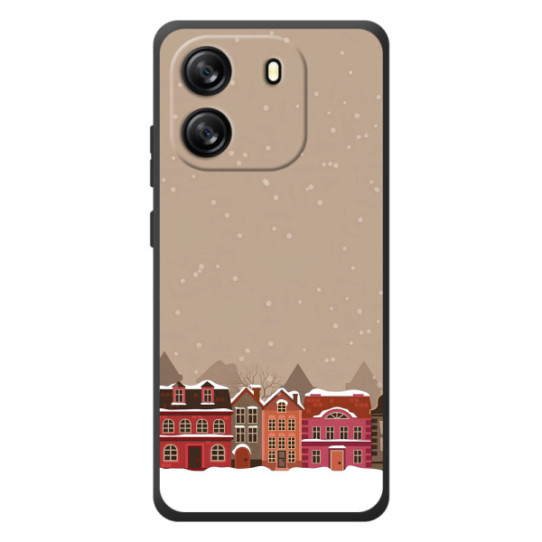 Новогодние, Праздничные Чехлы для Blackview Oscal Flat 1C - 2024 год