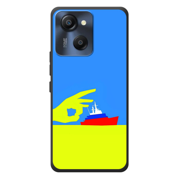 Чехол с принтом (Русский корабль...) для Бlоквjю Оскал Модерн 8 (AlphaPrint) – Щелбан кораблю