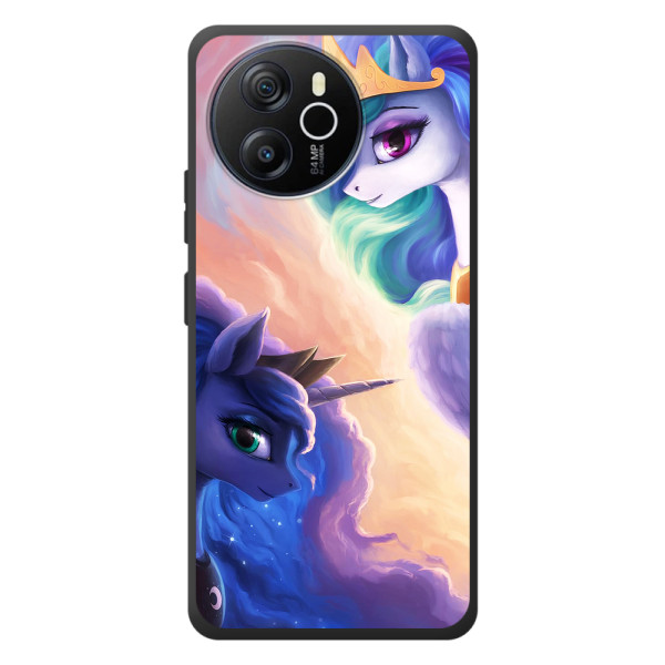 Чехол Unicorn на Blackview Shark 8 – Единорожки на тучках